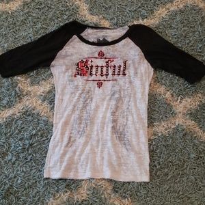 Sinful by Buckle shirt size medium